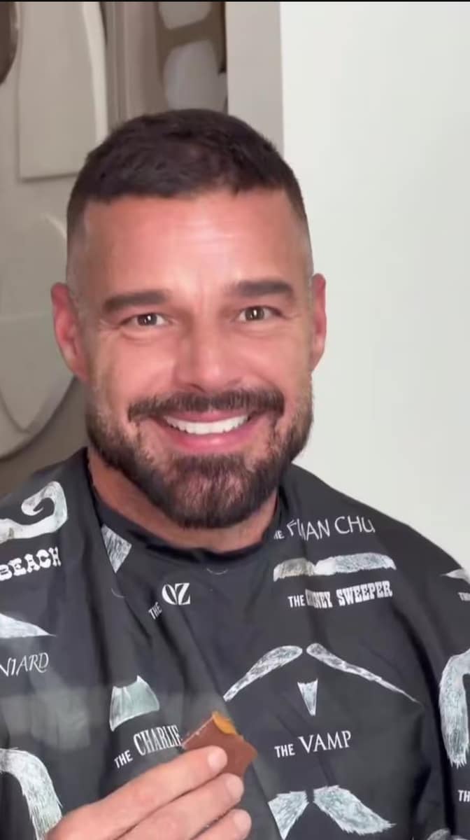 Ricky Martin went to the hairdresser before going on stage to ensure he looked sharp