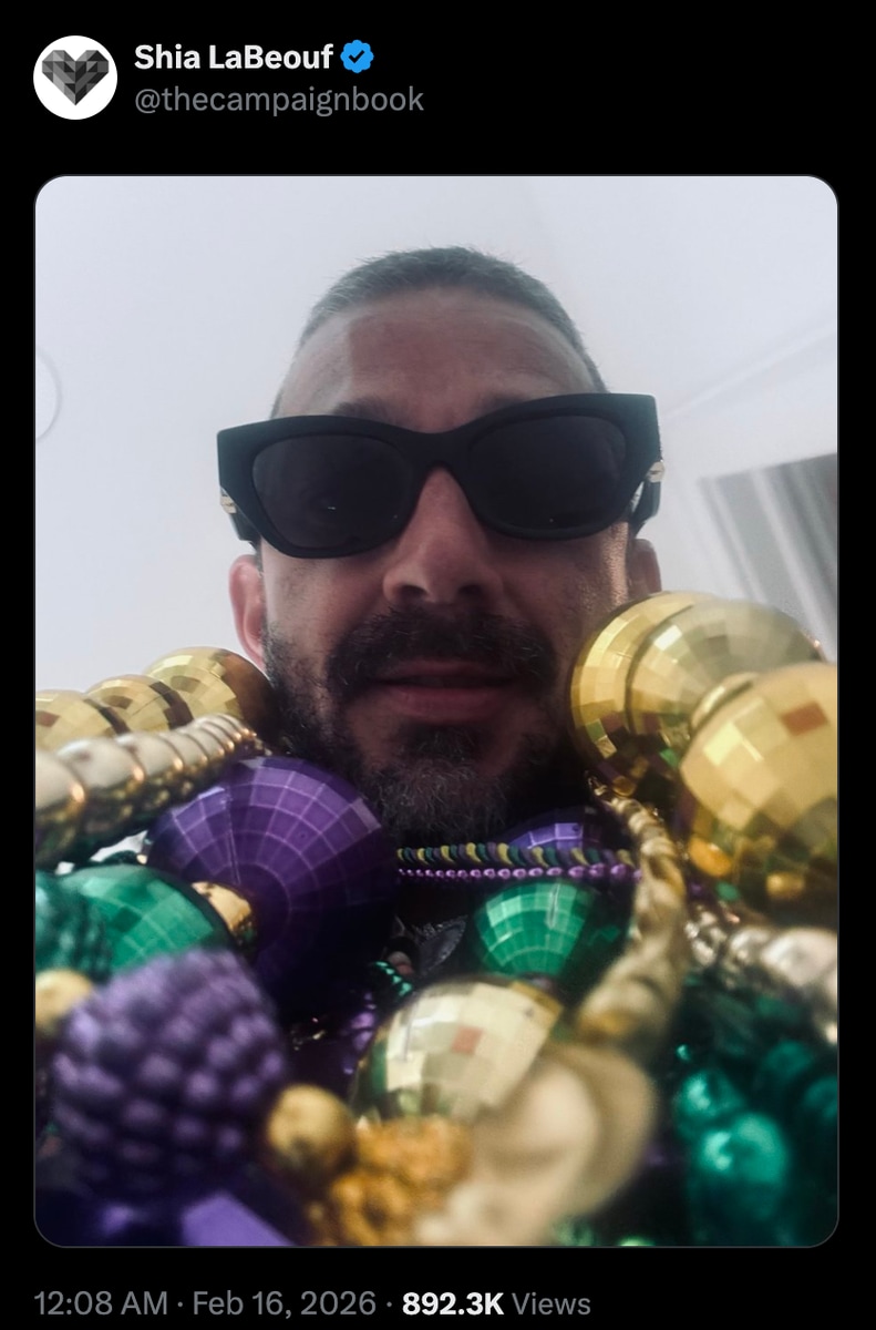 He was living his life in New Orleans since Thursday