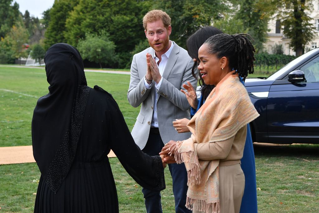 The cookbook launch was held at Kensington Palace with Prince Harry and Doria Ragland in attendence