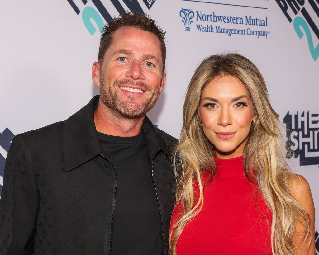 Adam Edmunds and Allison Holker attend the Promise 2 Live Gala