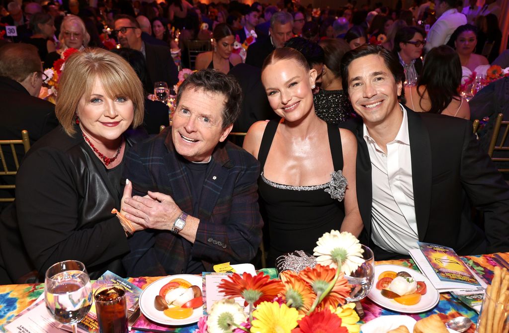 Tina with Michael J. Fox, Kate Bosworth and Justin Long