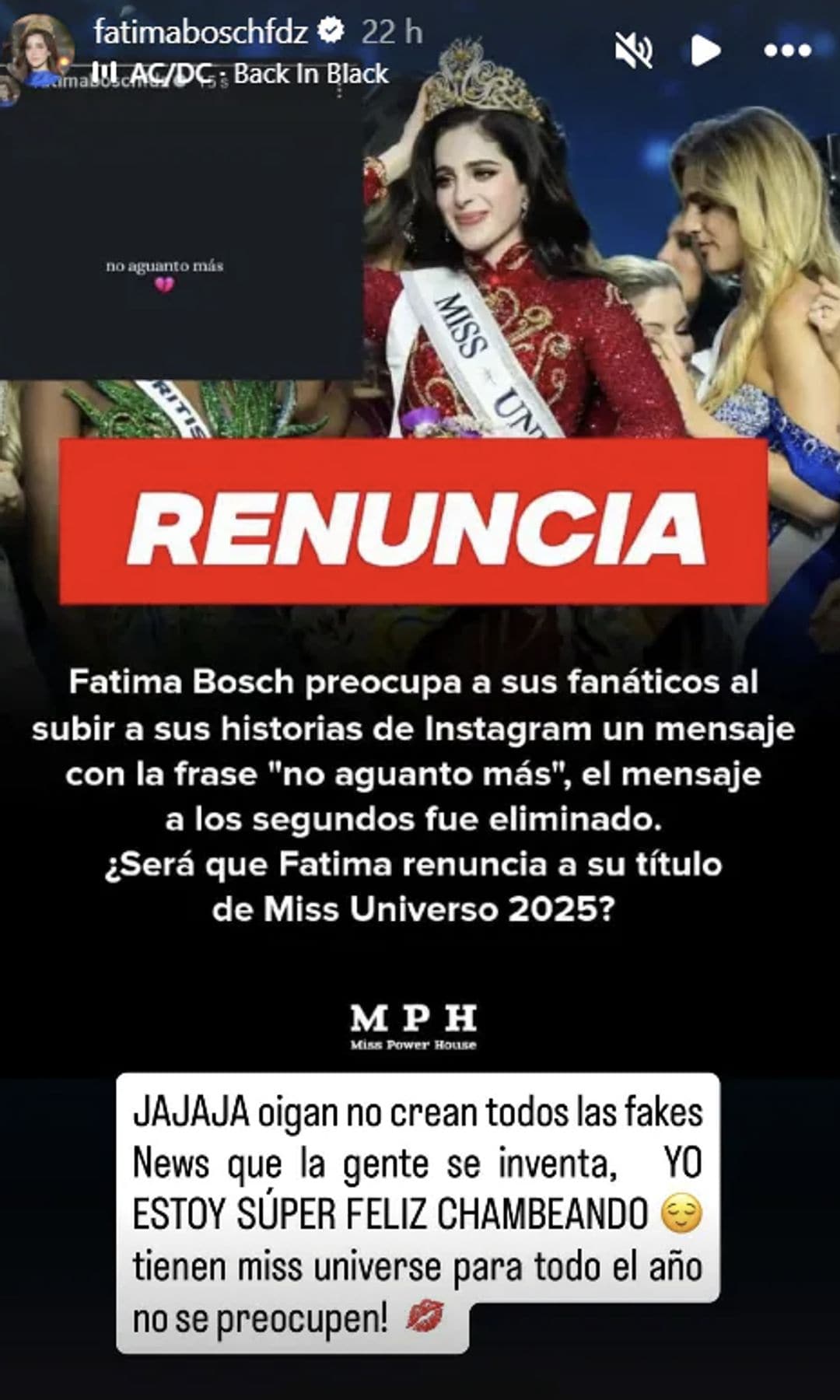 Bosch addressed the rumors through social media