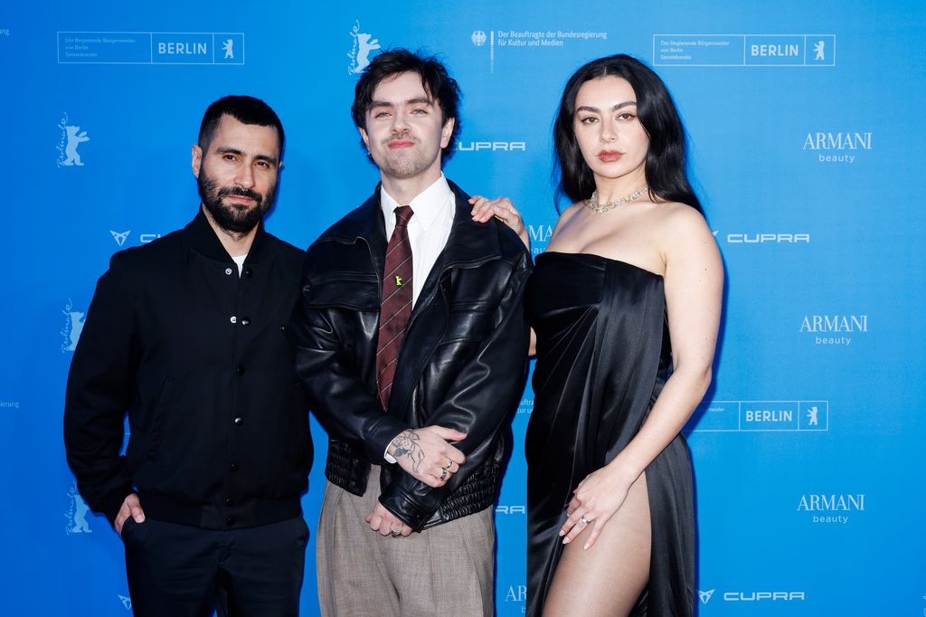 Charli with David Hinojosa and Aidan Zamiri