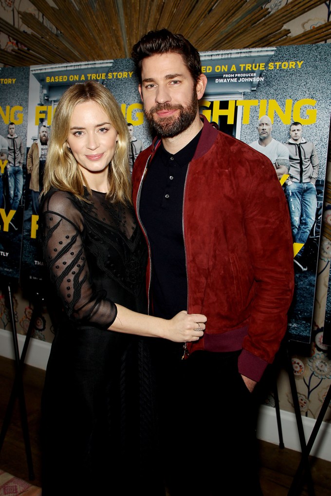 Emily Blunt & John Krasinski At A Screening Of ‘Fighting With My Family’