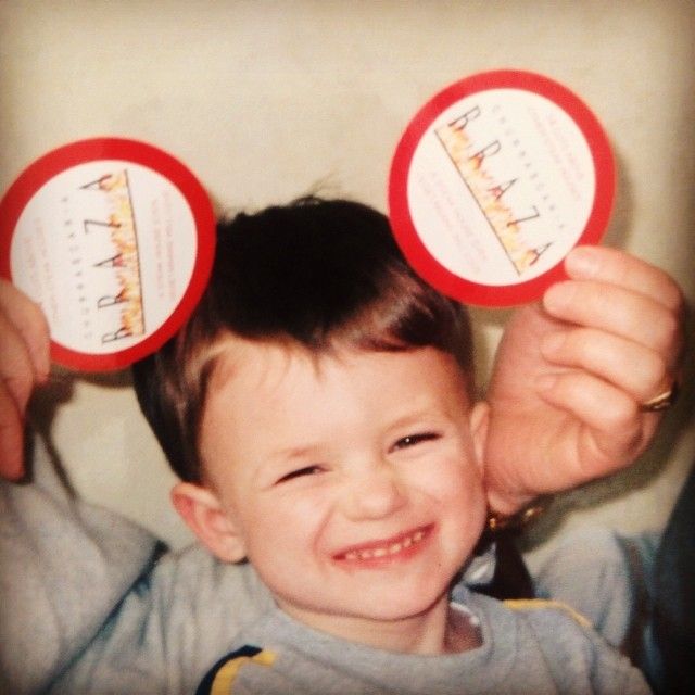 Maxim Naumov as a child