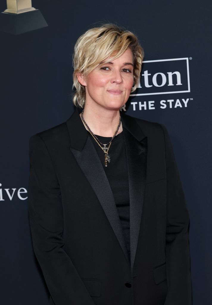 Brandi Carlile in black blazer