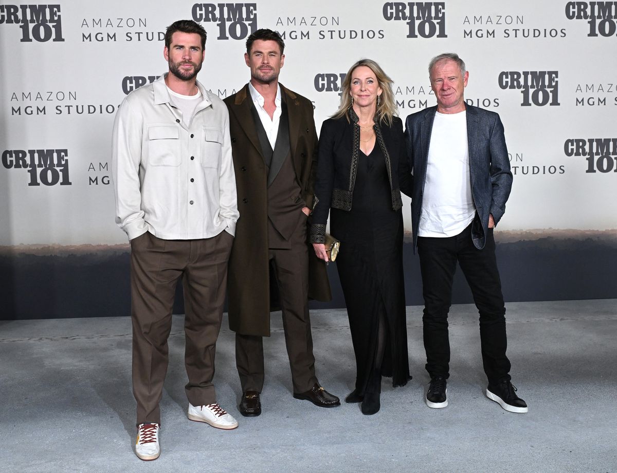 The Hemsworth family supported Crhsi' most recent film