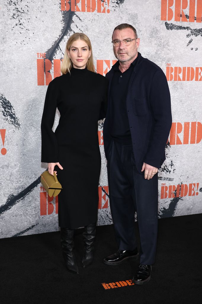 liev schreiber taylor neisen black outfits the bride!