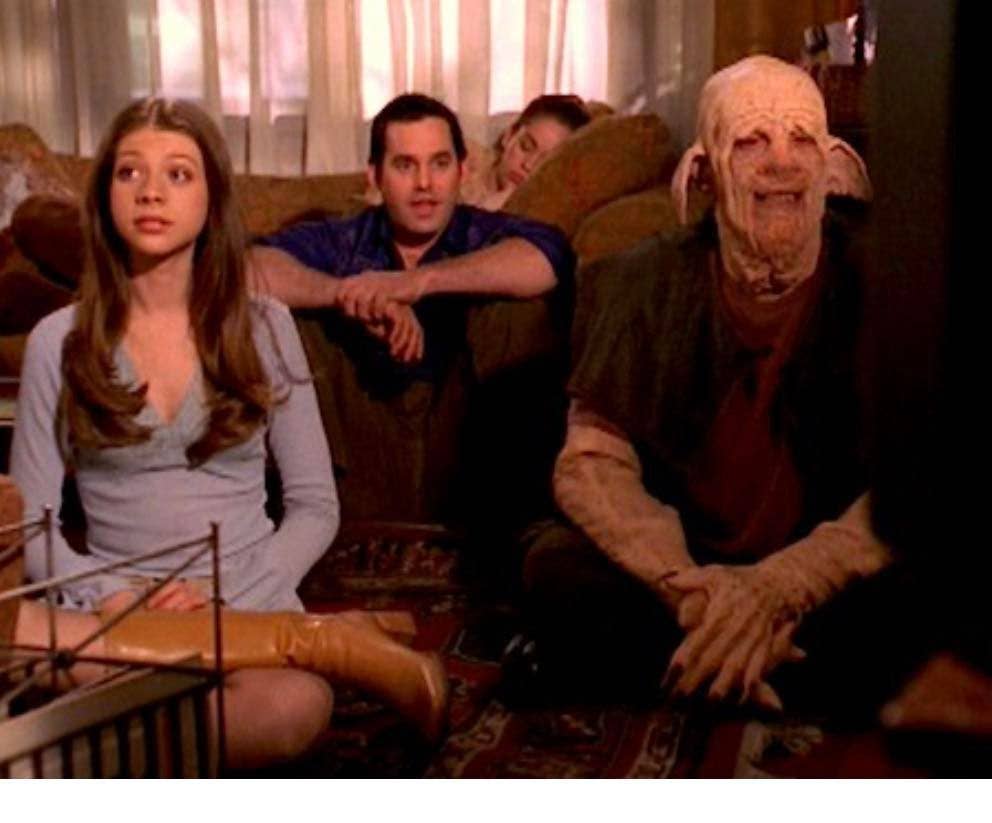 photo of nicolas brendon on buffy with clem