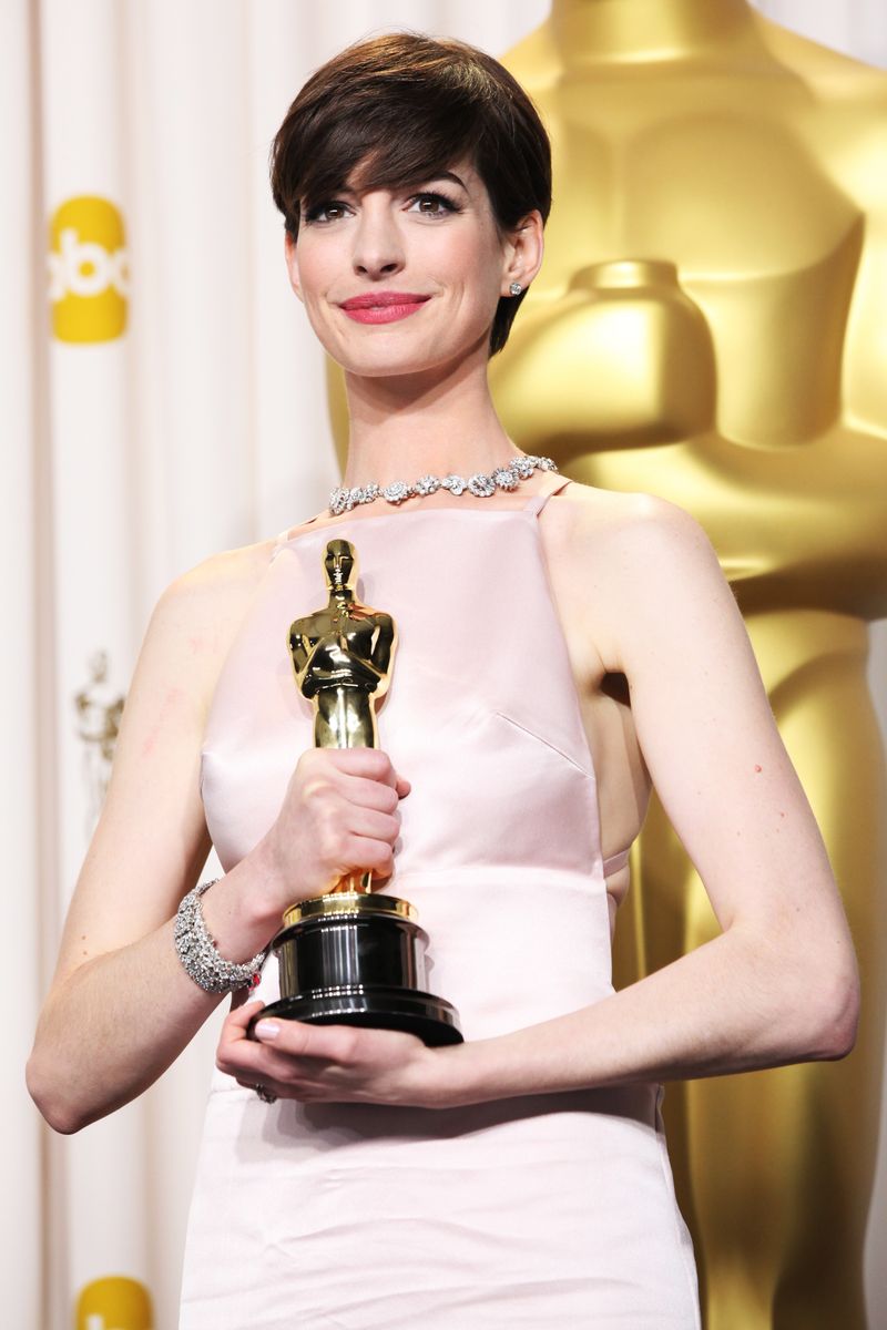 Anne Hathaway won Best Actress in a Supporting Role for Les Misérables in 2013  