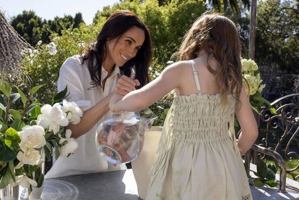 Little Lilibet's red hair looked lovely