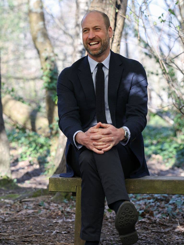 Prince William during his visit to Bournemouth