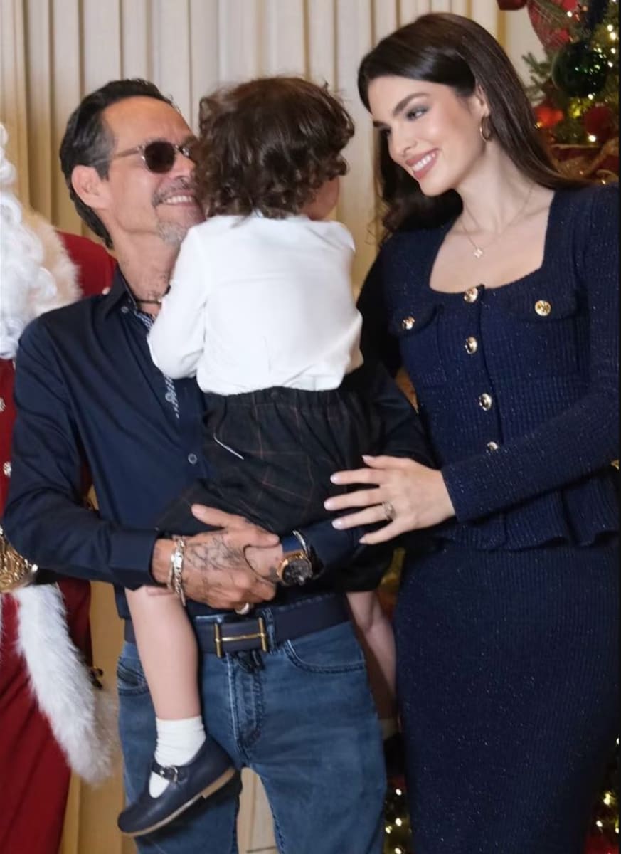 Marc Anthony and Nadia Ferreira with their beloved son 'Marquito'