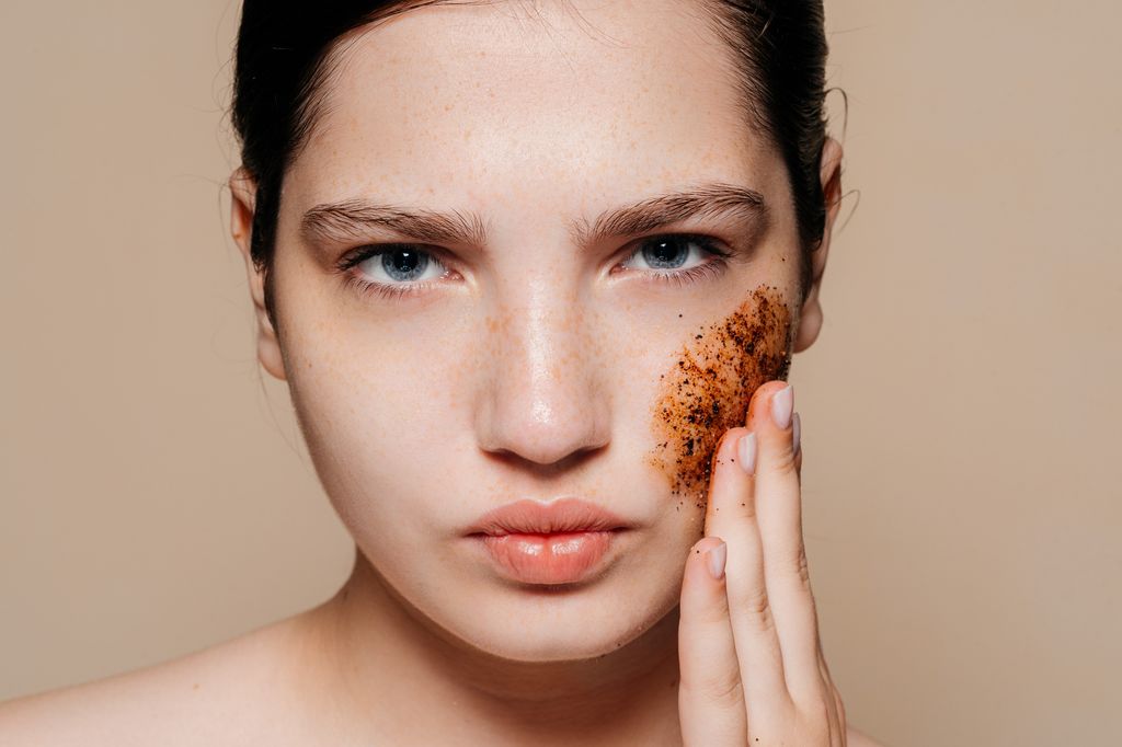 Abrasive face scrubs