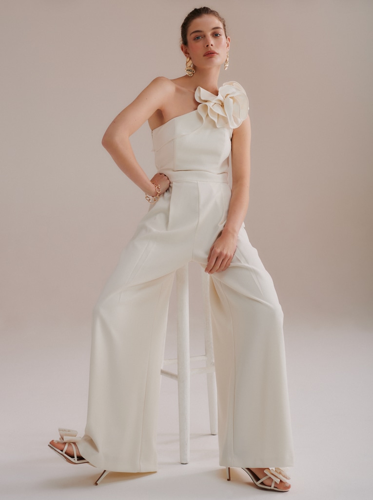 model in phase eight bridal jumpsuit