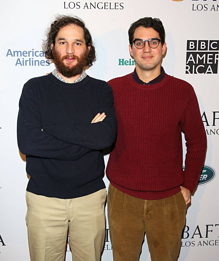 Josh Safdie and Benny Safdie attend The BAFTA Los Angeles Tea Party