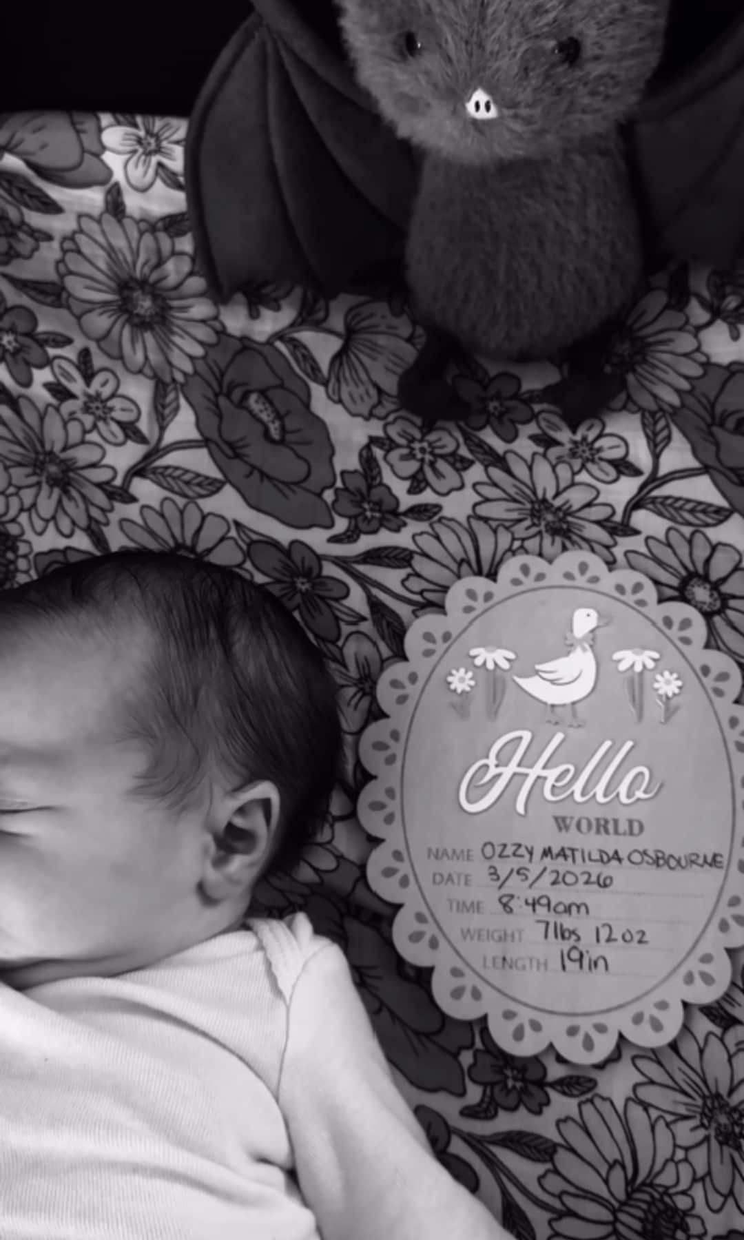Jack Osbourne shared a look at his baby daughter