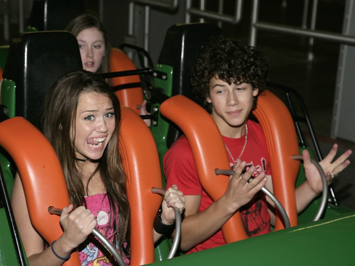 Miley Cyrus and Nick Jonas, which became one of the defining teen romances of the late 2000s.
