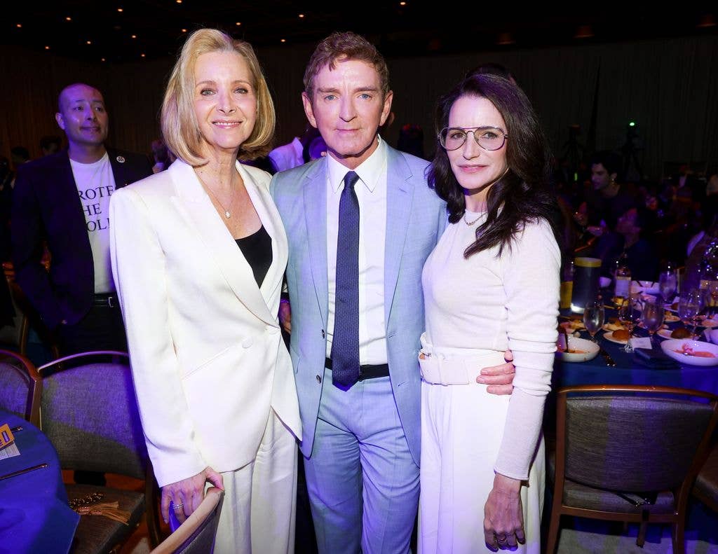 Lisa Kudrow, Michael Patrick King and Kristin Davis 