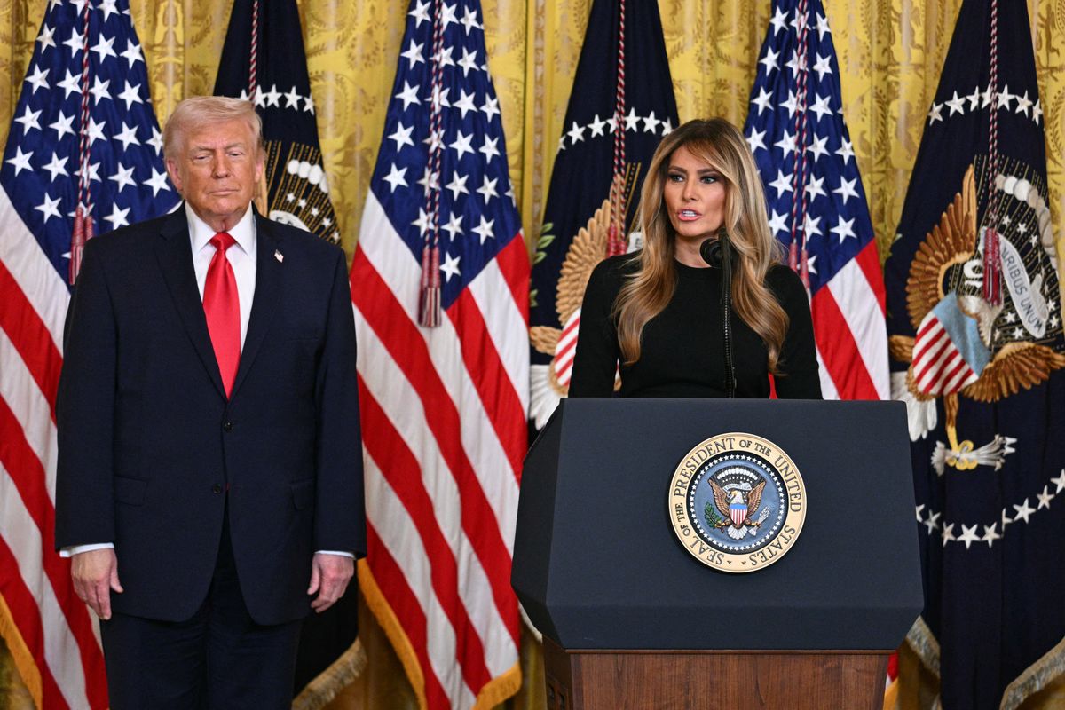 Toward the end of her speech, the first lady shifted from reflection to advice. Addressing the women in the room, she encouraged them to pursue their ambitions.
