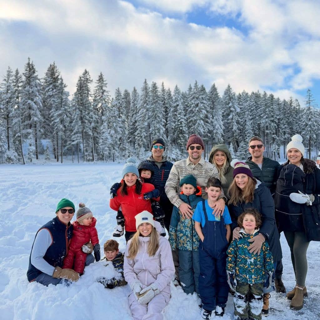 Benjamin, his family, and his friends in Canada