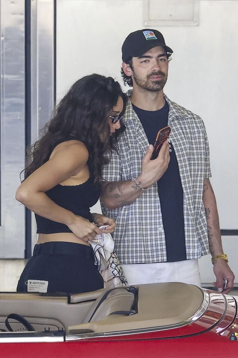 Joe Jonas and Tatiana Gabriela, in Miami. The couple looked completely smitten as they smiled, kissed and openly showed affection, enjoying every moment together.