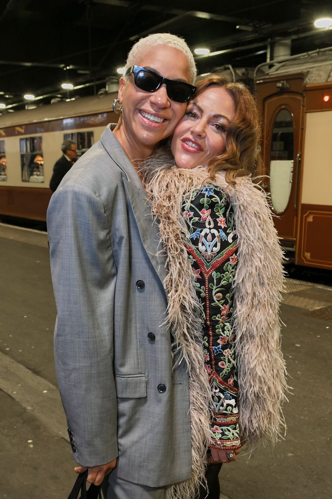 Cush Jumbo and Jaime Winstone boarded the train for an afternoon of fun