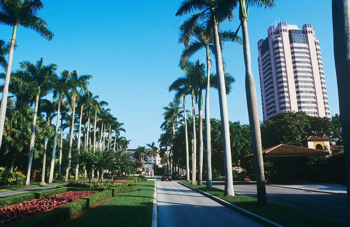 He lived in Boca Raton before settling down in his luxurious beachside home