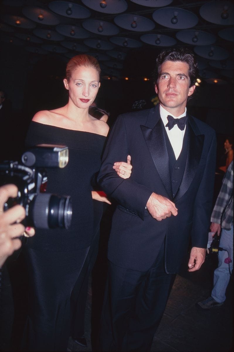The strongest nod to Carolyn Bessette-Kennedy came through her hair. 