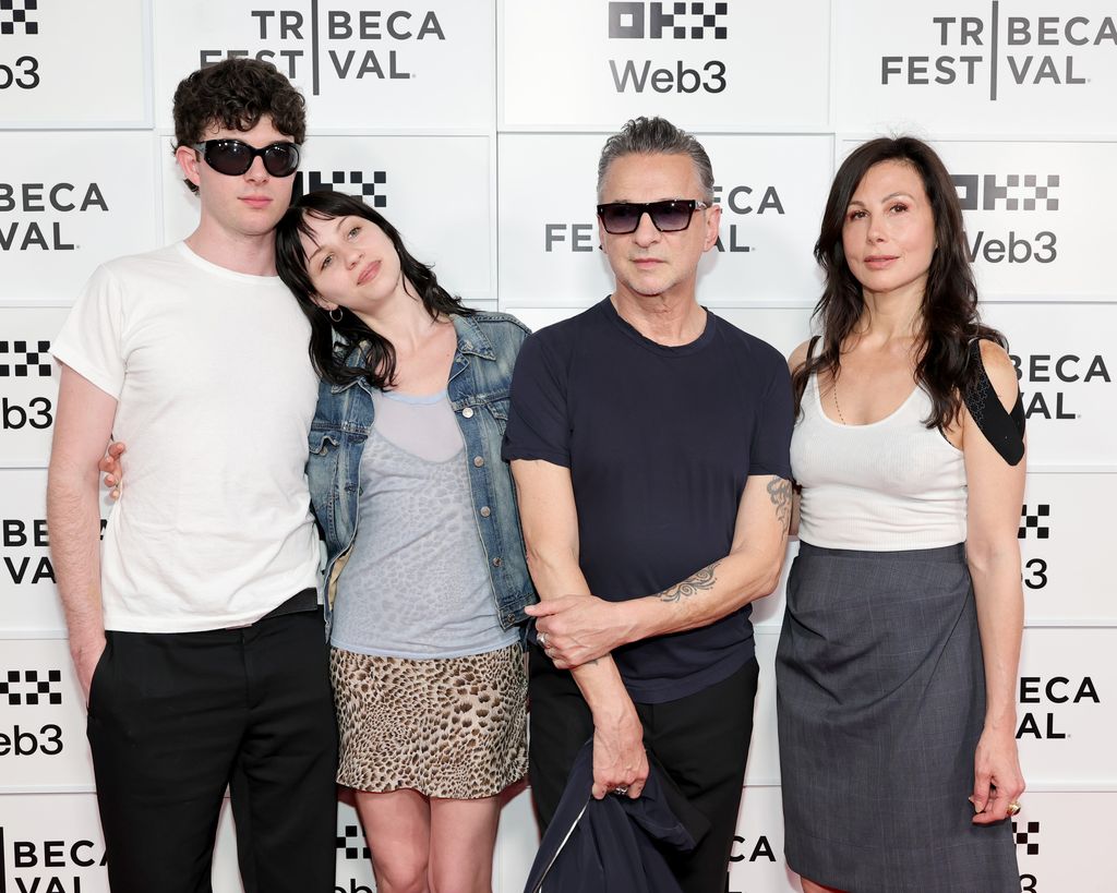 Stella with her boyfriend Miles Mullin and parents Dave Gahan and Jennifer Sklias-Gahan