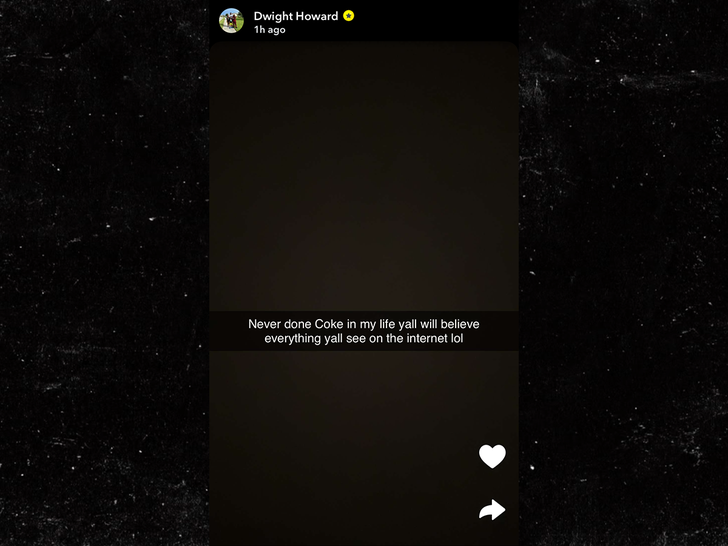 dwight howard coke snapchat