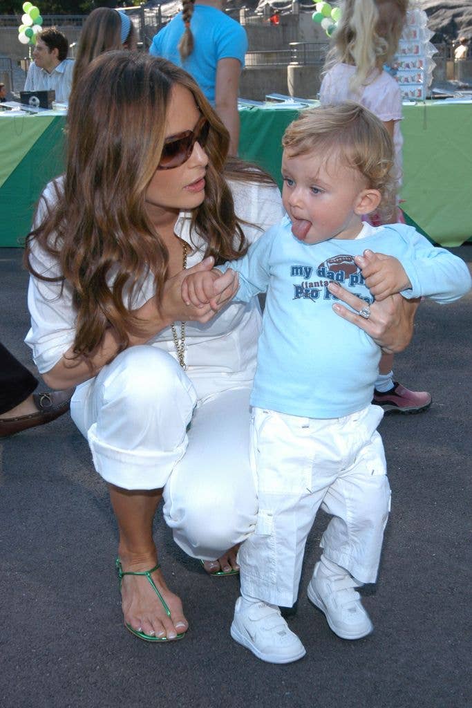 Melania Trump with son Barron