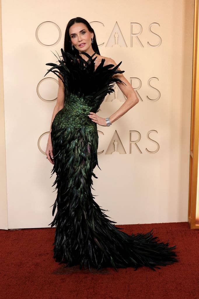 Demi Moore attends the 98th Oscars at Dolby Theatre on March 15, 2026 in Hollywood, California. (Photo by Kevin Mazur/Getty Images)
