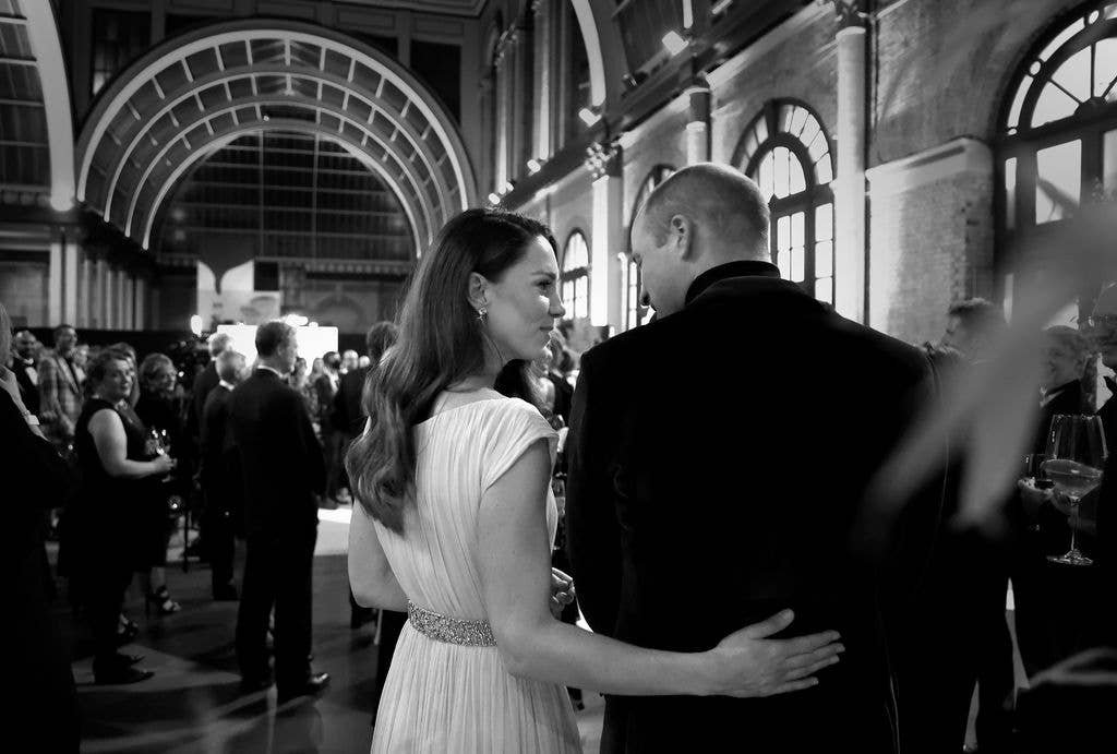 Prince William and Princess Kate are seen together backstage during the inaugural Earthshot Prize Awards 2021