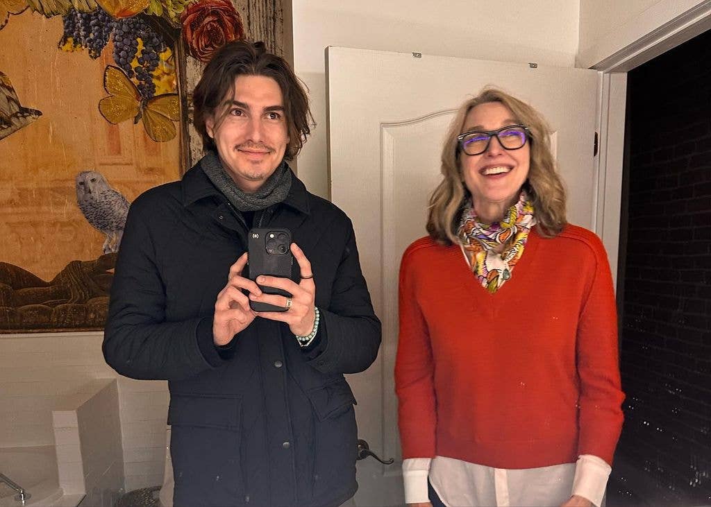 photo of brenda strong and zak henri smiling