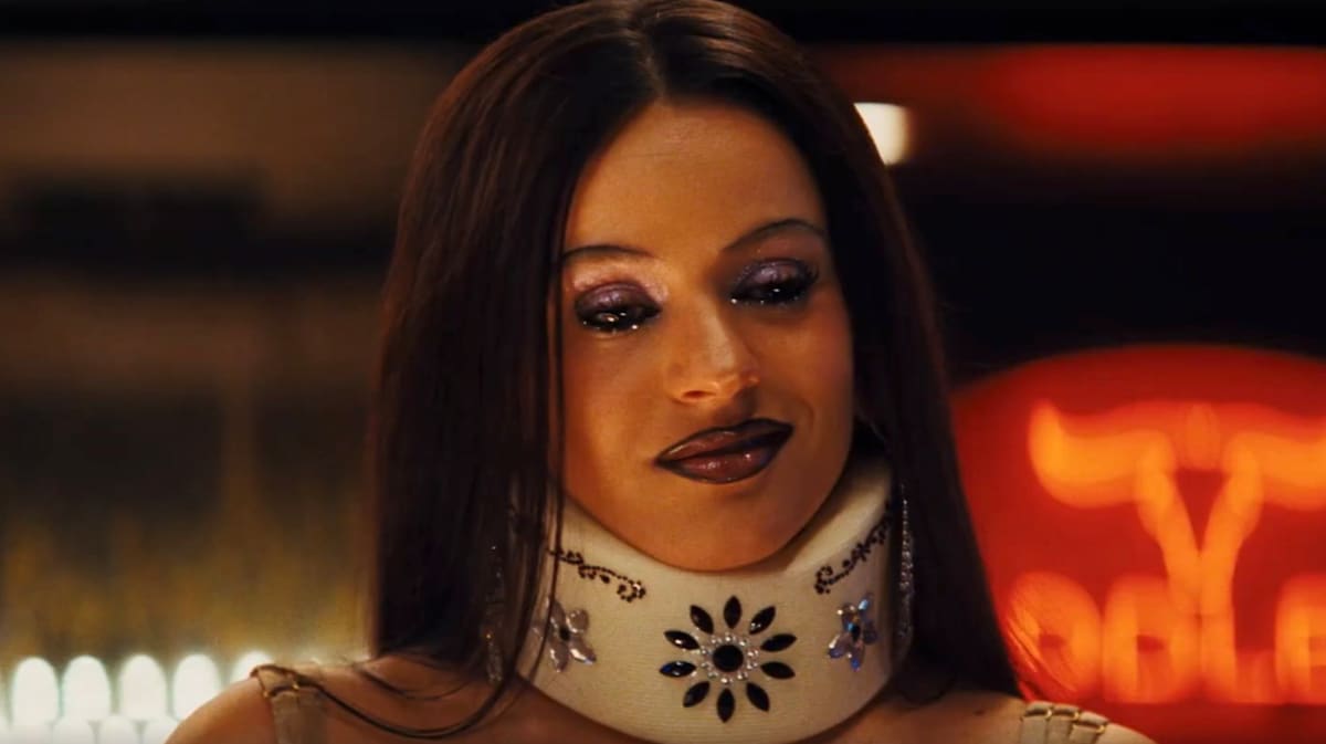 Rosalía wears crystal orthopedic neck brace as exotic dancer in first look at Euphoria season 3