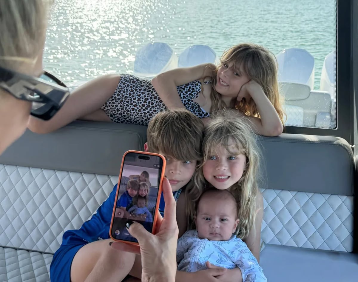 The addition of Romeo makes them a family of six