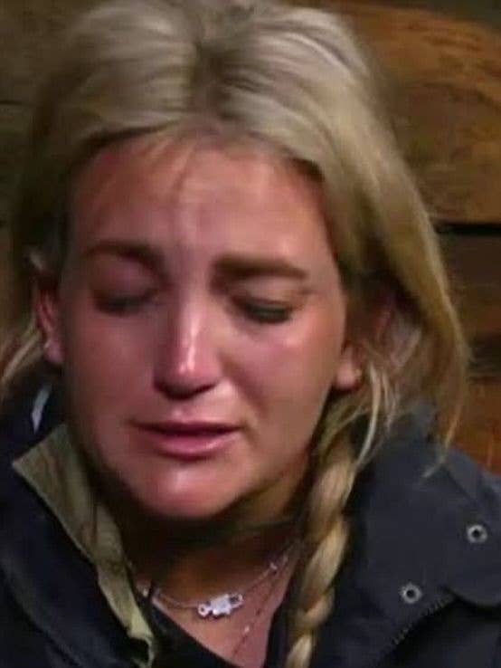 Jamie shared a comical throwback picture of herself crying