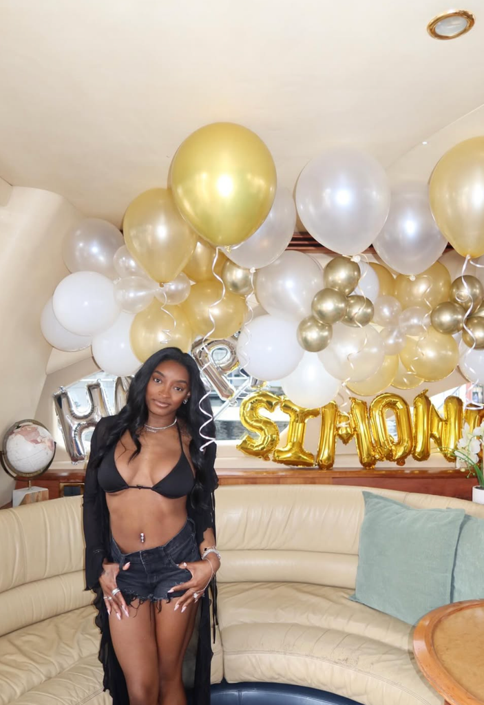 Simone gave fans a glimpse into her birthday celebrations