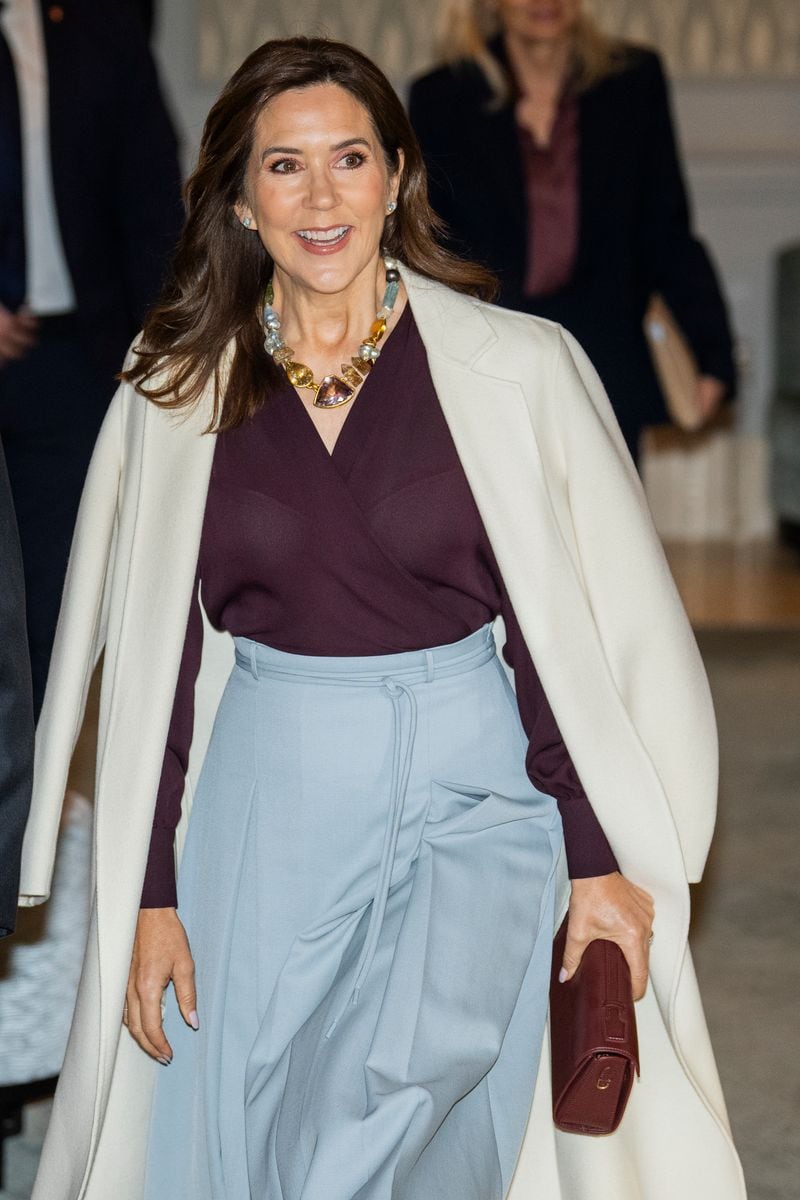 Queen Mary of Denmark arrives at the Danish Heart Association Awards at Hotel d'Angleterre on March 26, 2026 in Copenhagen, Denmark