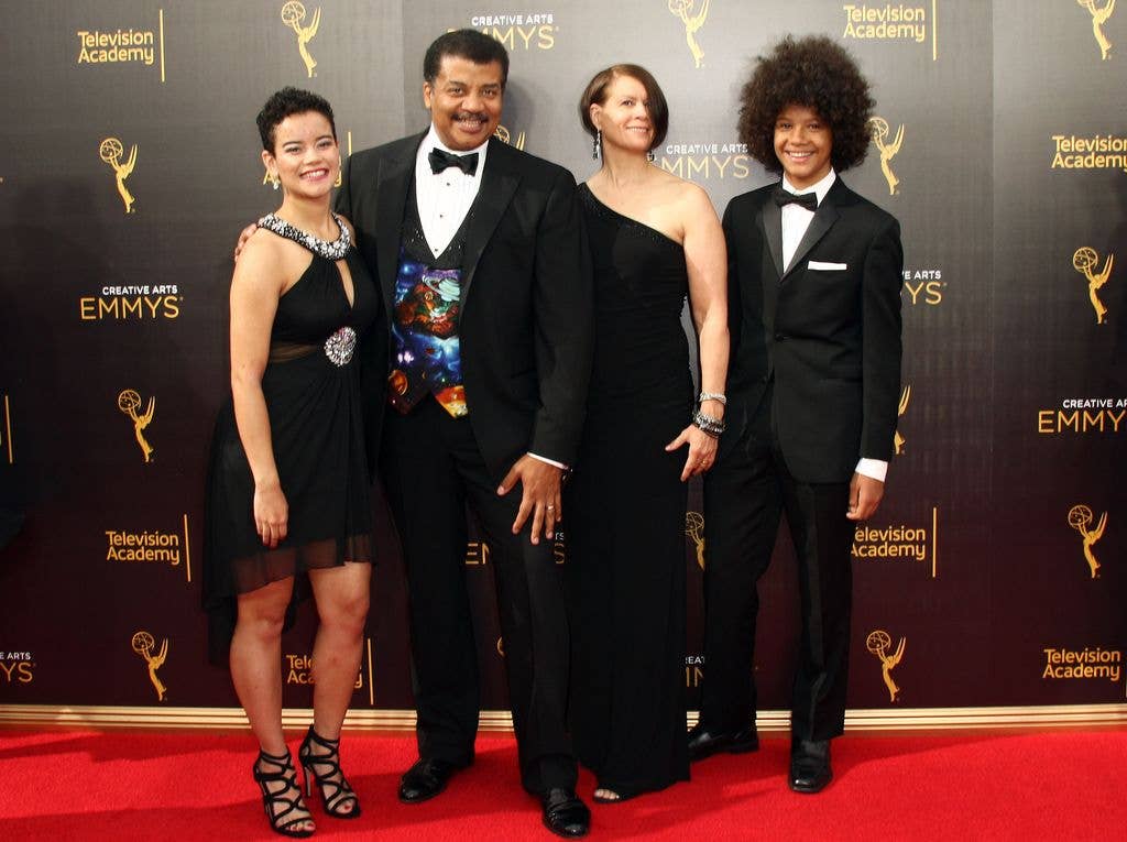 The family attended a red carpet in 2016