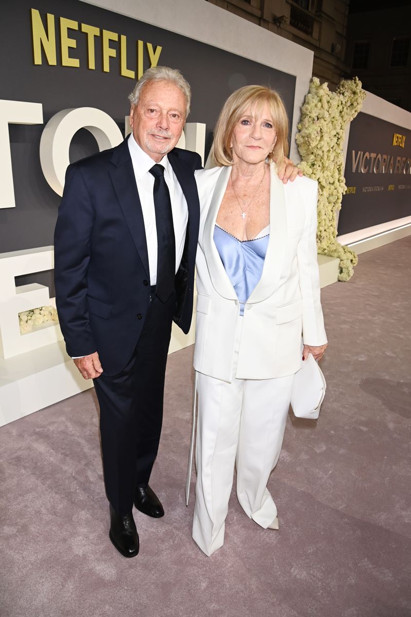 Tony and Jackie Adams at the World Premiere of "Victoria Beckham"