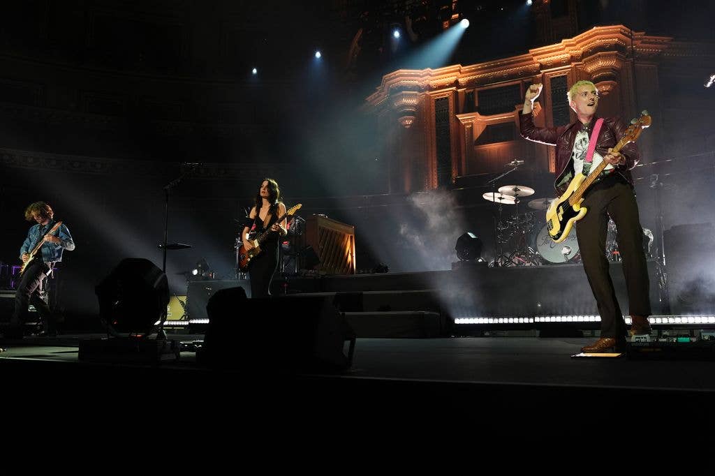 Wolf Alice performing on stage during the Teenage Cancer Trust show at the Royal Albert Hall, London