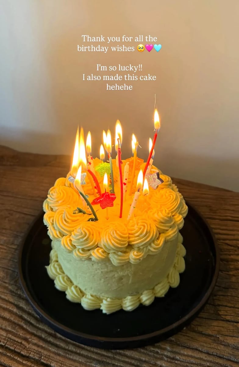 Atiana De La Hoya revealed she baked her birthday cake