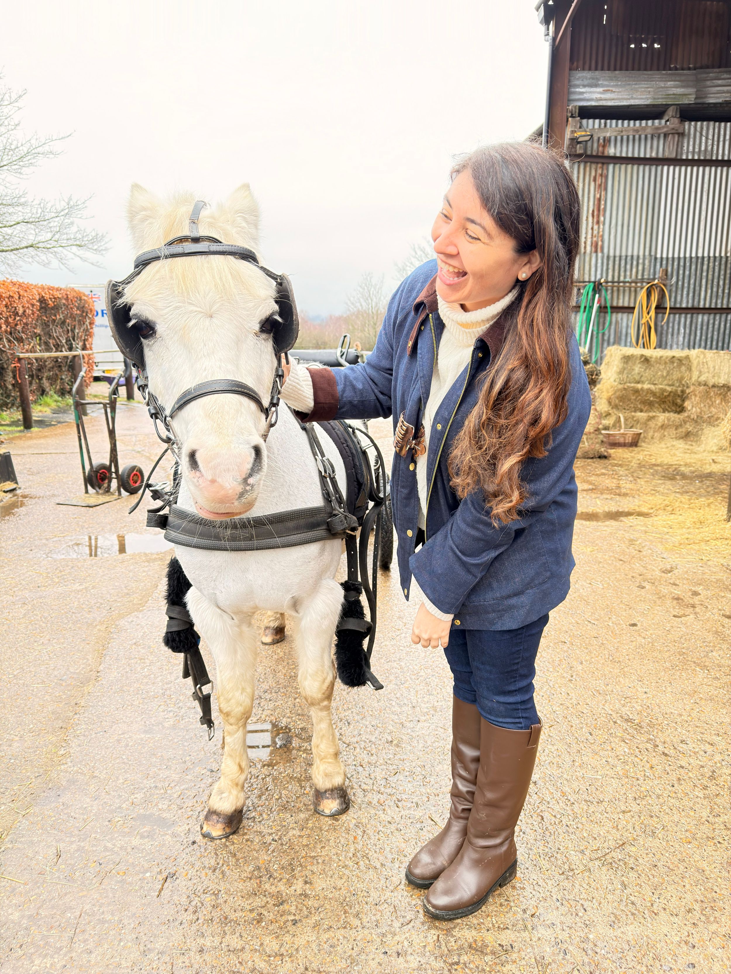 Alex at the Bradbourne Riding & Training Centre in Sevenoaks
