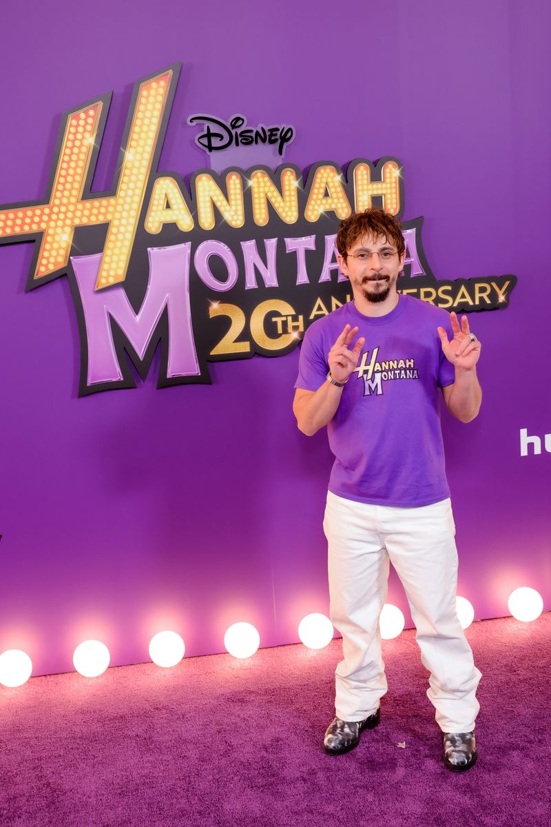 Moises Arias during the World Premiere of Disney+'s "Hannah Montana 20th Anniversary Special" 