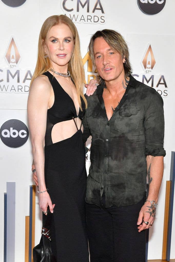 nicole kidman keith urban red carpet cma