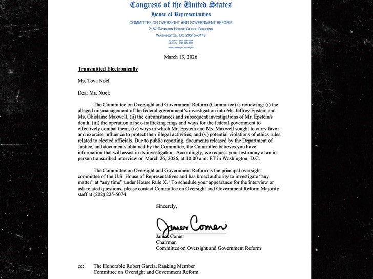 CONGRESS LETTER EPSTEIN JAIL