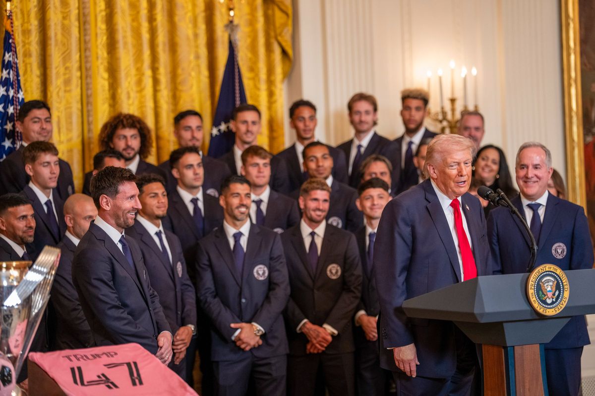 Ceremonial visits by sports teams to political institutions are not unusual.