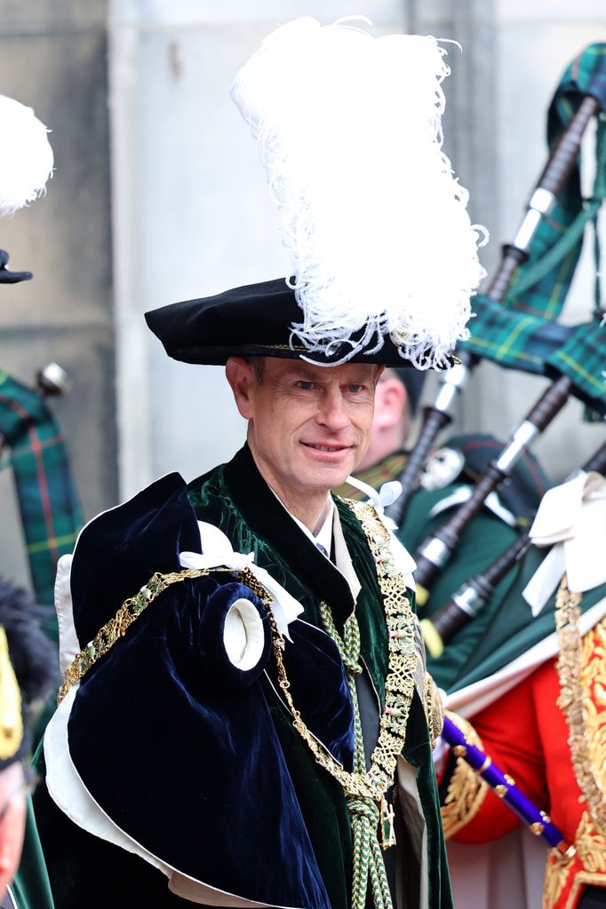 Queen Elizabeth's youngest child was appointed to the Order of the Thistle in his milestone birthday year